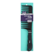 Total Texture Detangling Handle Comb with Wide Spaced Teeth for Curl Definition