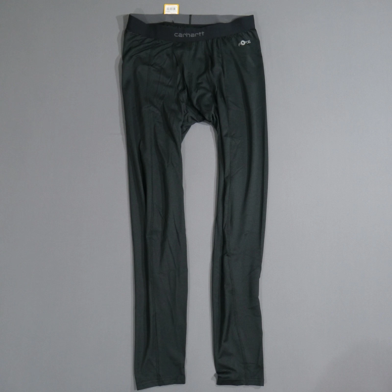 Carhartt Men's Force Midweight Micro-Grid Base Layer Pant Black Large NWT
