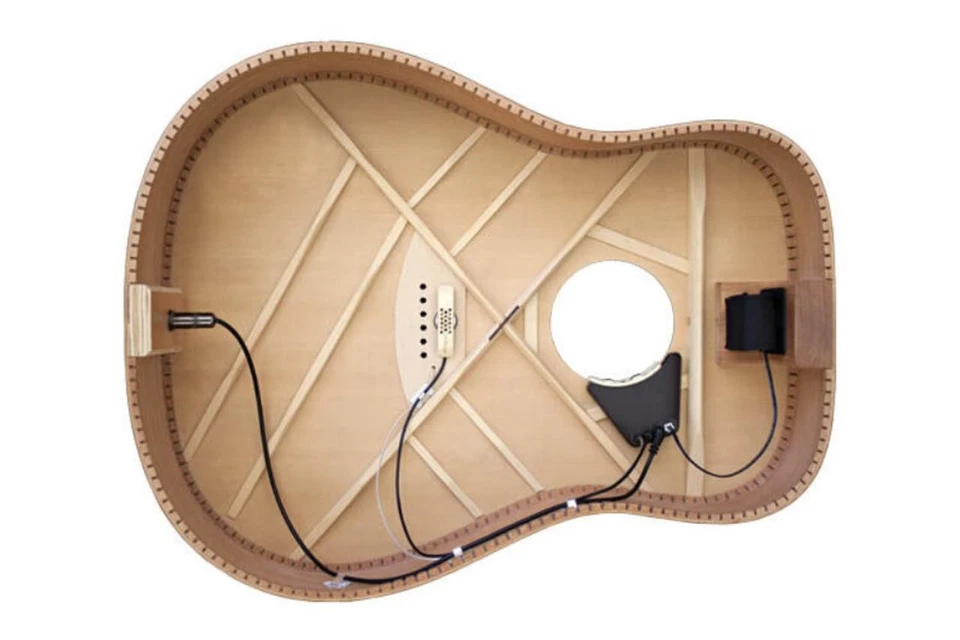 L.R. Sistema de mezcla de pastillas para guitarra acústica Baggs Anthem y tecnología Tru Mic Foto 2 de 4