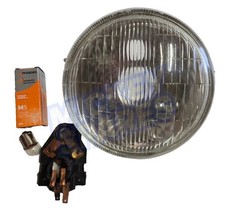 VESPA COMPLETE HEADLIGHT WITH HOLDER HALOGEN PARKING BULB PX/P/LML/T5