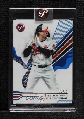 2024 Topps Pristine Blue Pulsar Refractor 73/75 Adley Rutschman #21 o7m