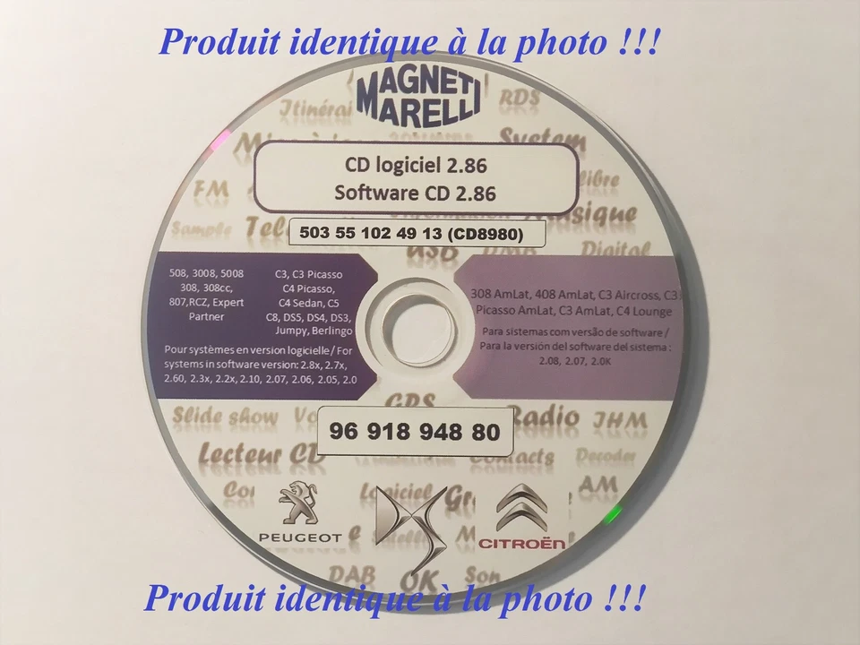 Actualización RT6 - CD 2.86 Firmware Software Sistema Multimedia Peugeot-Citroen. - Imagen 1 de 4