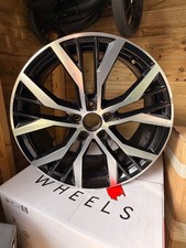1x GENUINE 19" VW GOLF SANTIAGO ALLOY WHEEL 19x7.5J ET51 GTI GTD 5G0601025AN