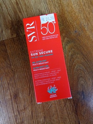 SVR Sun Secure Extreme Gel Ultra Matt & Resistant LSF50+ Solar Feuchtigkeitscreme 50ml