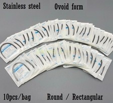 Dental S.S Orthodontic Arch Wire Stainless Steel Round Rectangular Ovoid Form