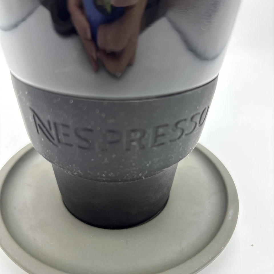 Nespresso Touch Lungo Black 2 Coffee Espresso Cups & Saucers Geckeler Michel 6oz Foto 3 de 4