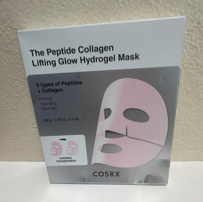 COSRX The Peptide Collagen Hydrogel Face Mask Peptides Firming 1.19oz x3