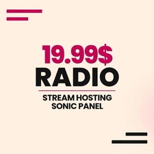 Cheap and Secure Radio Streaming Hosting 1 Year 5 GB NVMe SSD Sonic Panel