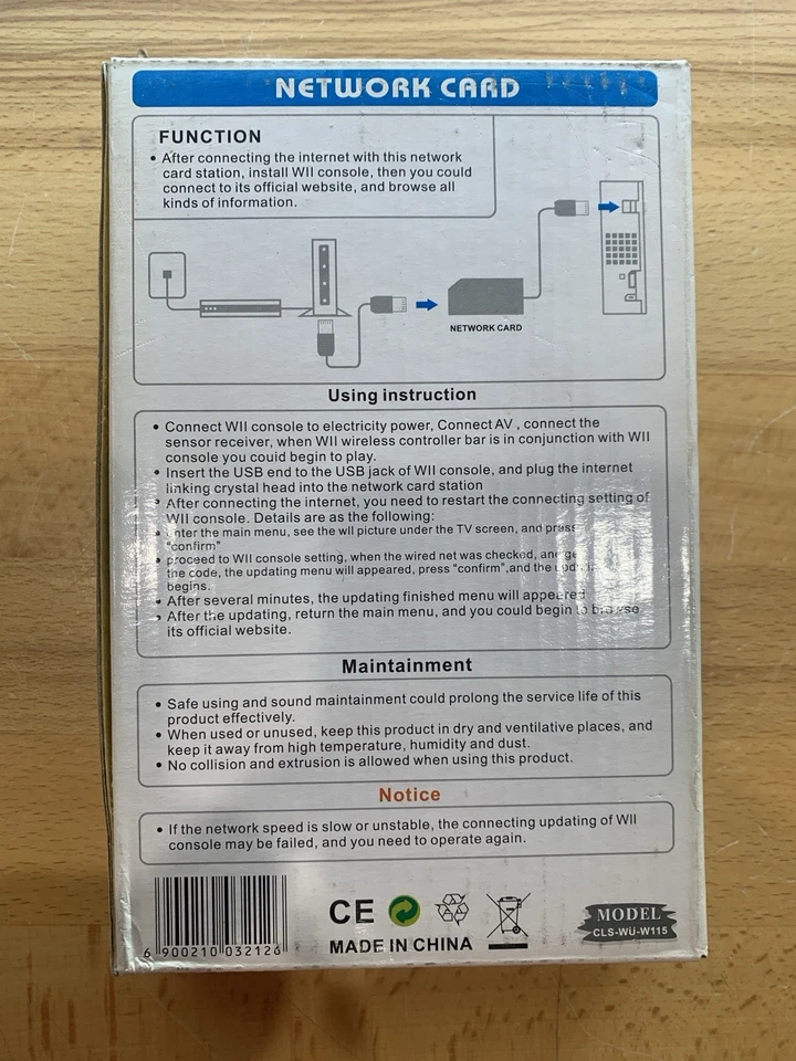 Genuine Nintendo Wii Switch LAN Official Ethernet Adapter RVL-015 Boxed - Image 3 of 4