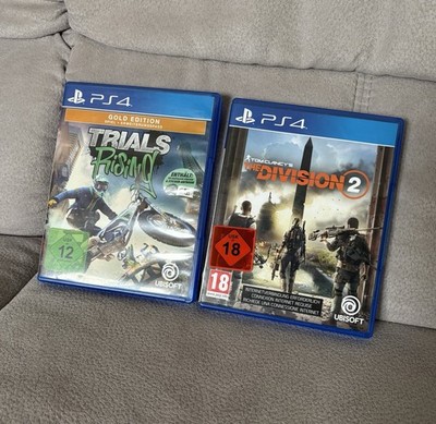   2 PS4 Spiele Set: Trials Rising Gold Edition & The Division 2 ( NEU! )
