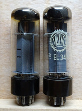 Pair: MULLARD EL34 | VALVO Print | über 100 % ✅ Röhren Tubes Tube 6CA7