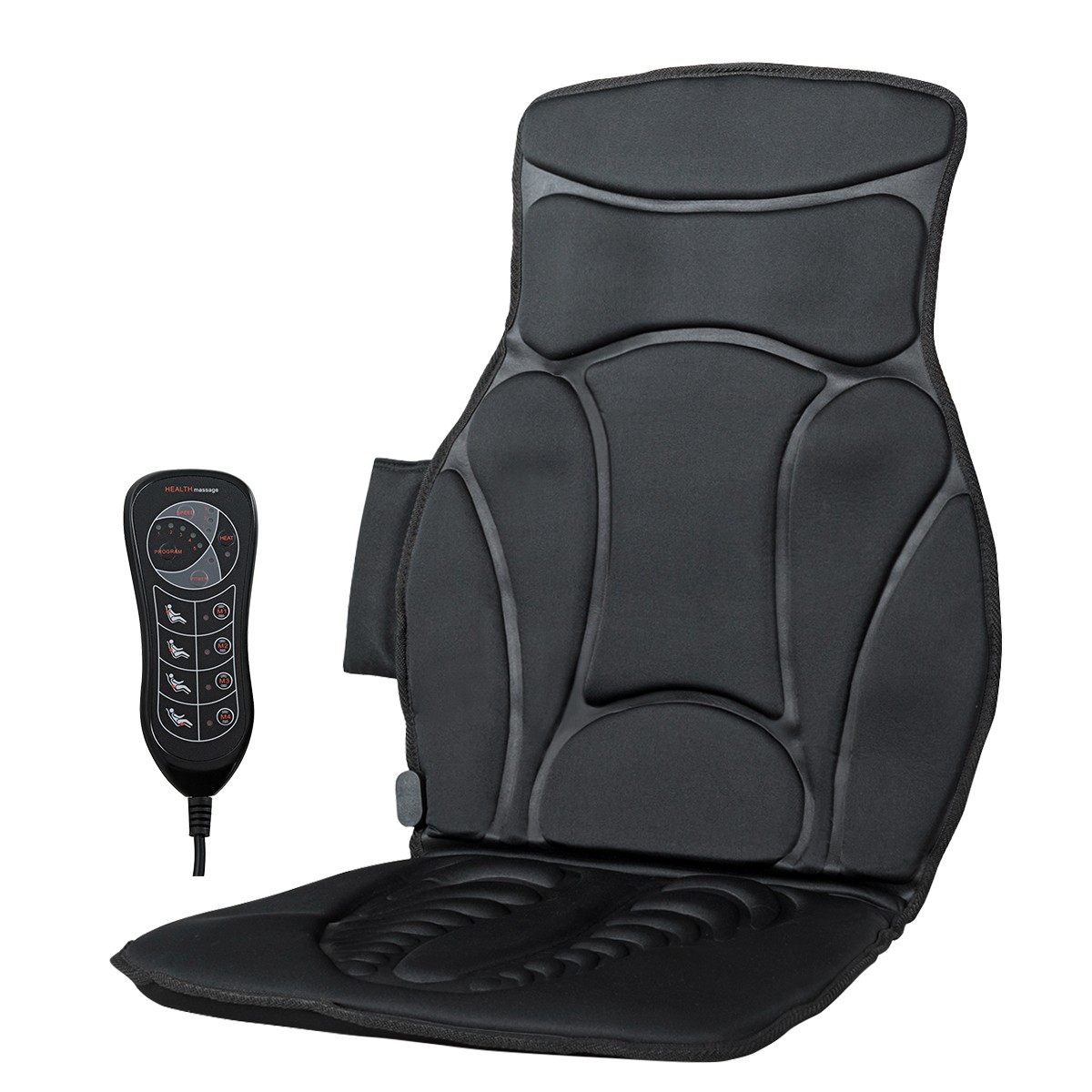 vibrating car seat massager Stalwart 12V Massage Chair Pad for Car Seat main image 1