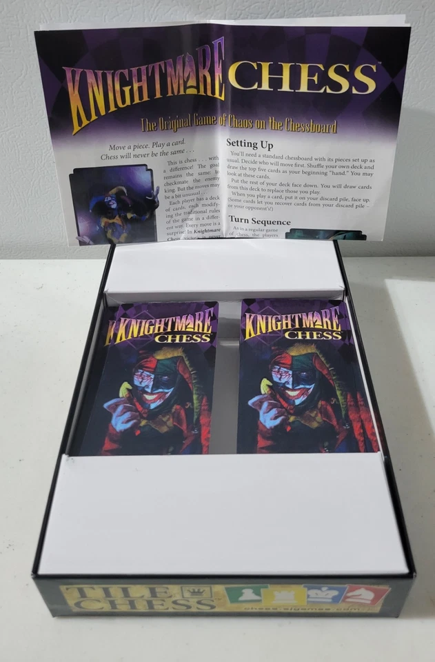 Knightmare Chess Game 3rd Edition 1st Print Steve Jackson Cards COMPLETE  - Image 3 of 3