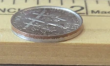 2021 Roosevelt Dime P. Mint.  Two-Tone Raised Smooth Edge On Both Sides.