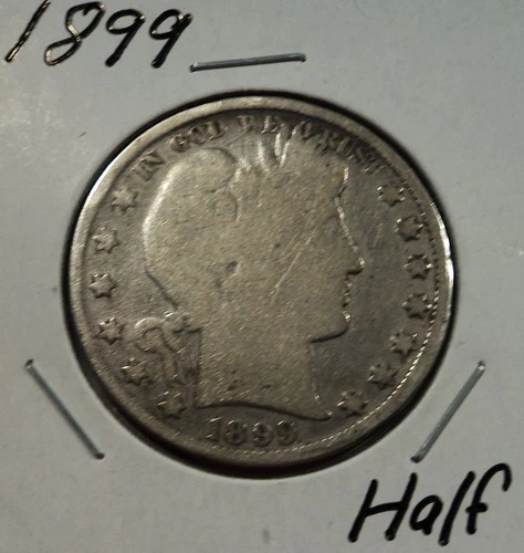 1899 Barber Silver Half Dollar