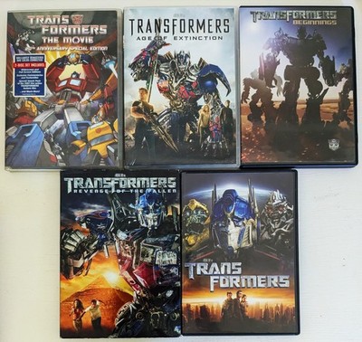Transformers 1-5 DVD Lot - Excellent!