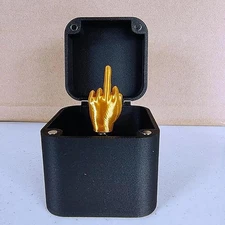 Middle Finger in a Box Funny Surprise Box Pop up Christmas Novelty Fun Gift Xams