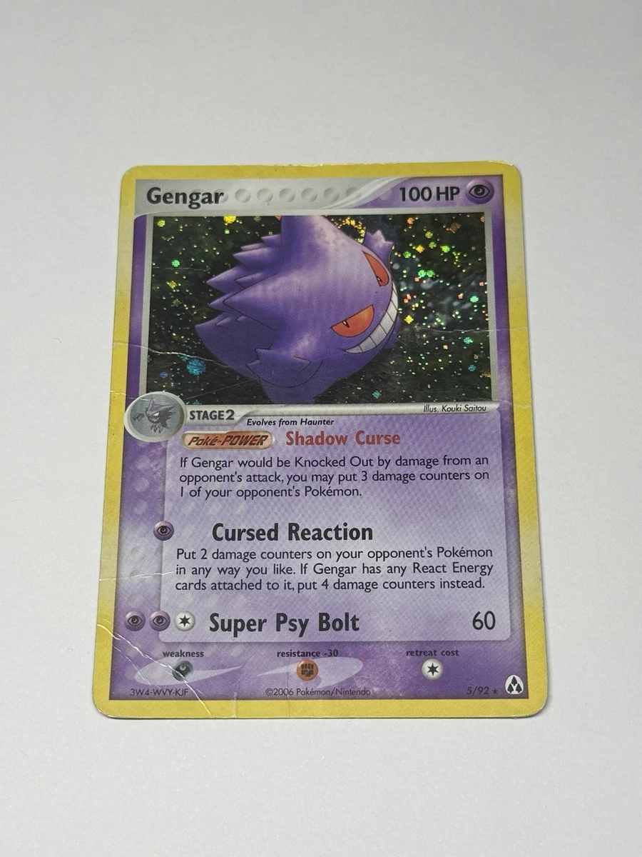 Gengar Pokémon TCG EX Legend Maker Individual Collectible Card