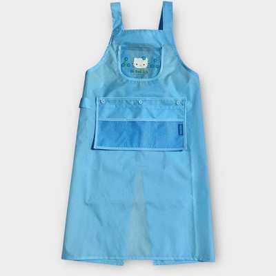 Sanrio Smiles Apron Kao Hana 2000 Kitty Made in Japan color Blue NEW