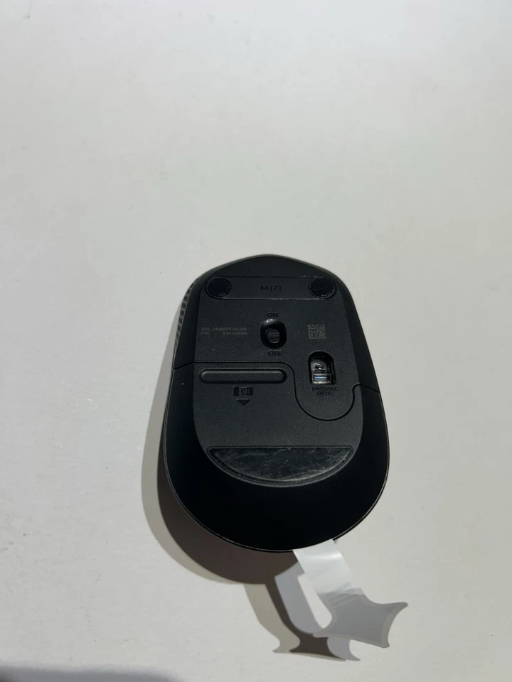 Logitech M171 Wireless Mouse 2.5GHz with USB Mini Receiver - Red - Image 4 of 4