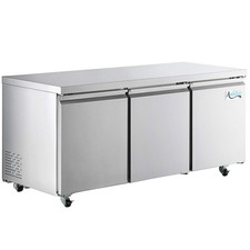 72" Stainless Steel ADA Height Undercounter Refrigerator