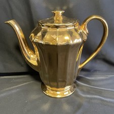 Vintage Wade Gold - Coffee/Tea Pot c1950's Beautiful