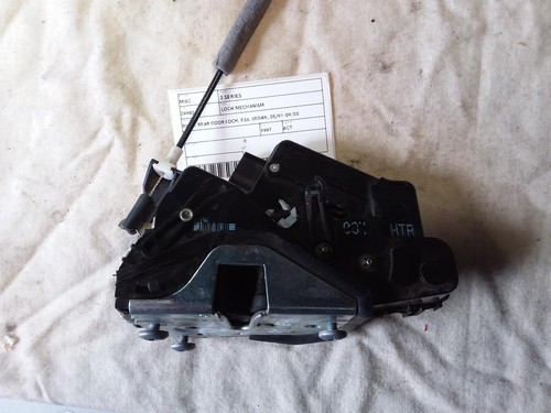 BMW 3 SERIES LOCK MECHANISM RIGHT REAR DOOR LOCK, E46, SEDAN, EARLY TYPE, 09/98-