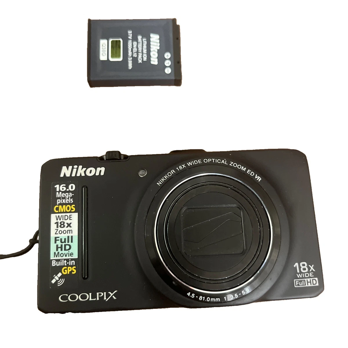 Nikon Coolpix S9300 Digital Cameras with Built - in GPS for Sale