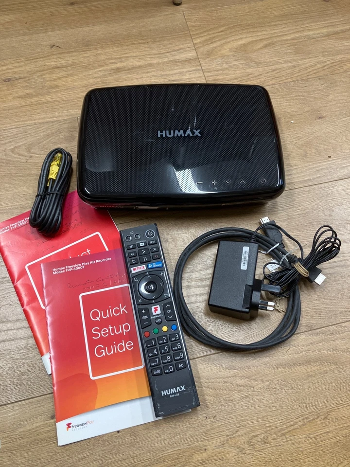 Humax FVP-5000T Freeview Play HD TV-Recorder 500GB - Schwarz