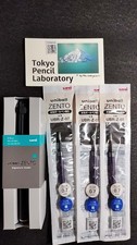 uniball ZENTO Signature 0.5mm Black Roller Ball Pen UB ZH 50 3 Blue Refill0.7