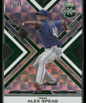 2016 Panini Elite Extra Edition #150 Alex Speas Status Die Cut Emerald #26/49