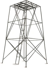 Sturdy Tall 10' Elevated Hunting Tower Platform Ladder Stand For Permanent Blind