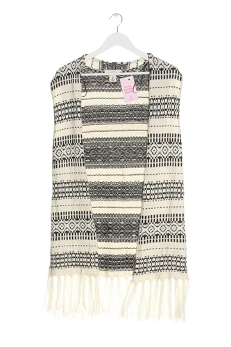 H&M L.O.G.G. Chaleco con flecos Mujeres Talla EU 36 blanco puro-negro - Imagen 5 de 5