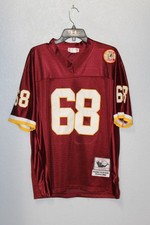 Mitchell & Ness Washington Redskins Commanders Russ Grimm Burgundy Jersey Sz 48
