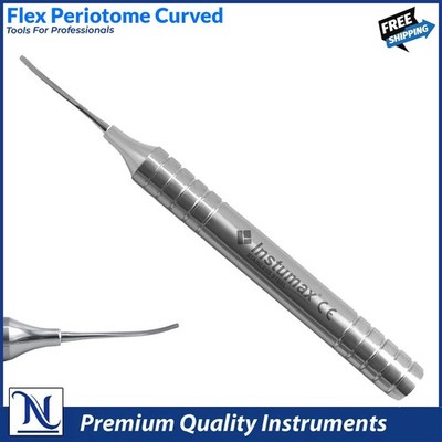 Power Flex Periotome Curved Flexible Periodontal Dental Surgical Instrument