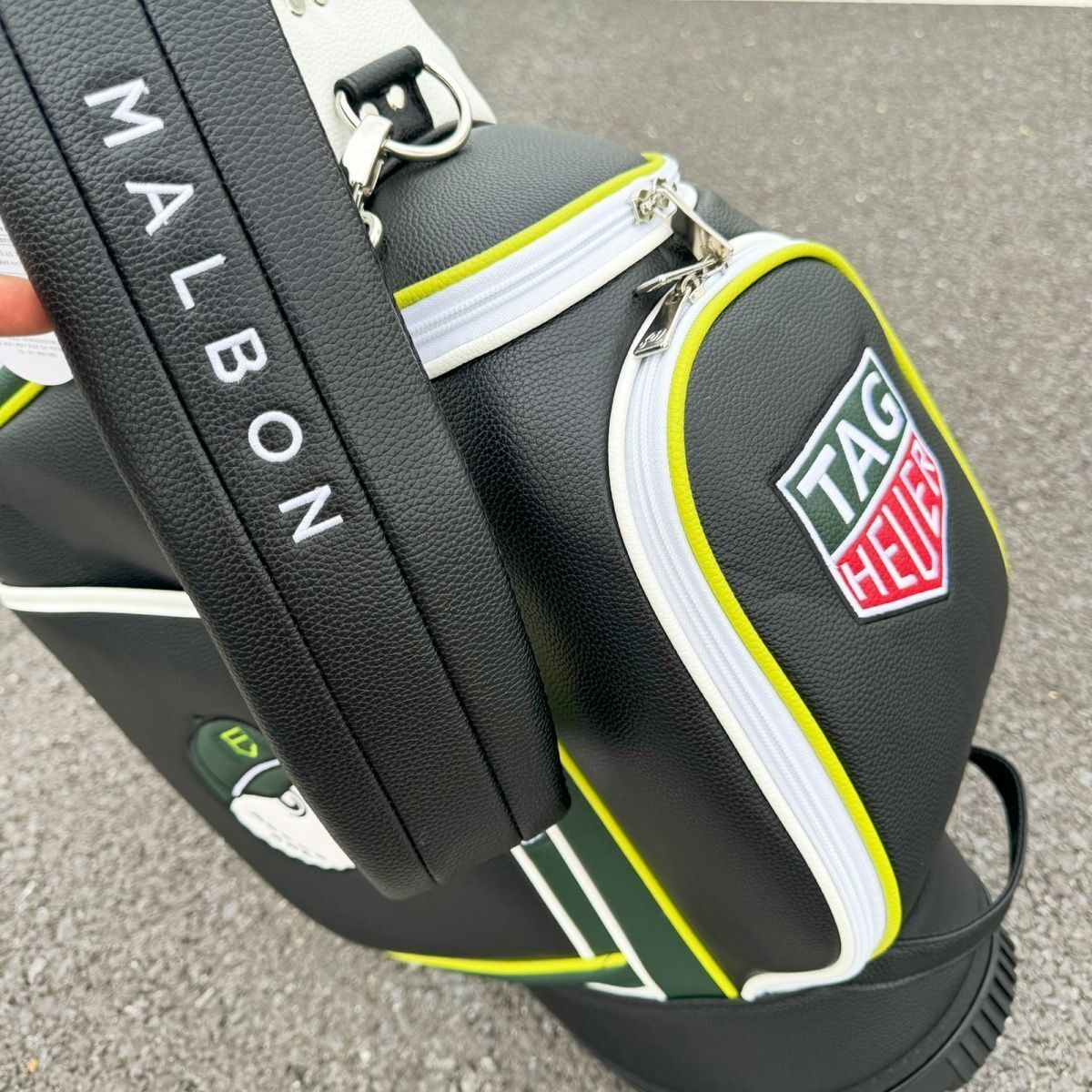 Malbon グリーンゴルフバッグ Malbon golf マルボンカラーグリーン ゴルフバッグ キャディ