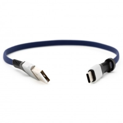 SYSTEM-S USB 3.1 Tipo C 90° Connettore ad Angolo a USB 2.0 A Cavo