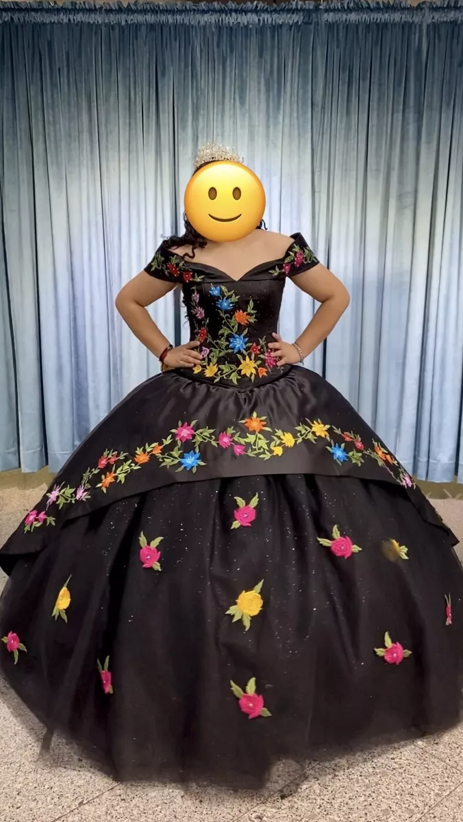 Mexican themed cheap quinceanera dress