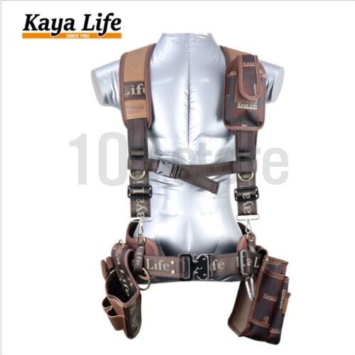 KAYALIFE KL-600 Work Tool Belt Set Suspenders Drill Pouch Holder Made in Korea - Picture 2 of 4