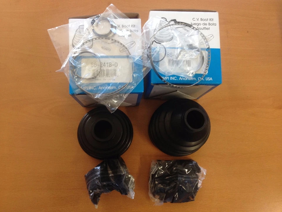 Front Inner & Outer CV Axle Boot Kit for Toyota 4Runner FJ Cruiser LEX GX470 - Image 2 of 3