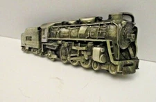 Vintage 1978 Bergamot Brass Works Steam Train Belt Buckle Made in USA