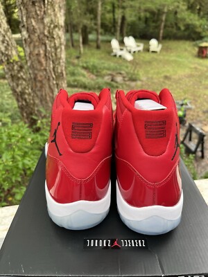 Air Jordan 11 Retro 'Win Like '96' DS Size 16 W Receipt Gym Red