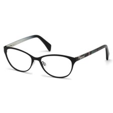 Just Cavalli JC0695 001 Black Plastic Cat Eye Eyeglasses Frame 54-16-140 JC0695