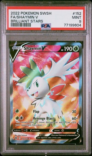 Shaymin V graded PSA 9 for sale on eBay