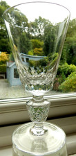 Vintage Josephinenhütte Cordial Glas 1958 TRIXIE 14cm signiert Kristall Germany