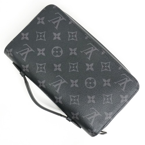 Louis Vuitton Monogram Eclipse Zippy XL M61698 wa001967