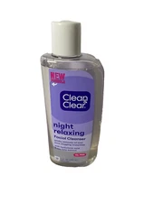 New Clean & Clear Night Relaxing Facial Cleanser Face Wash 8 floz