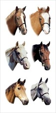 Stickers Crafts Paper House Slim Horses Heads Repeats