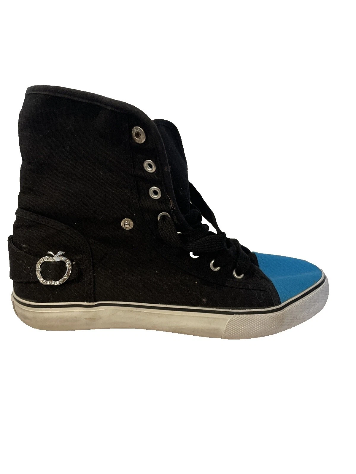 Tenis atléticas negras Apple Bottoms para Mujeres