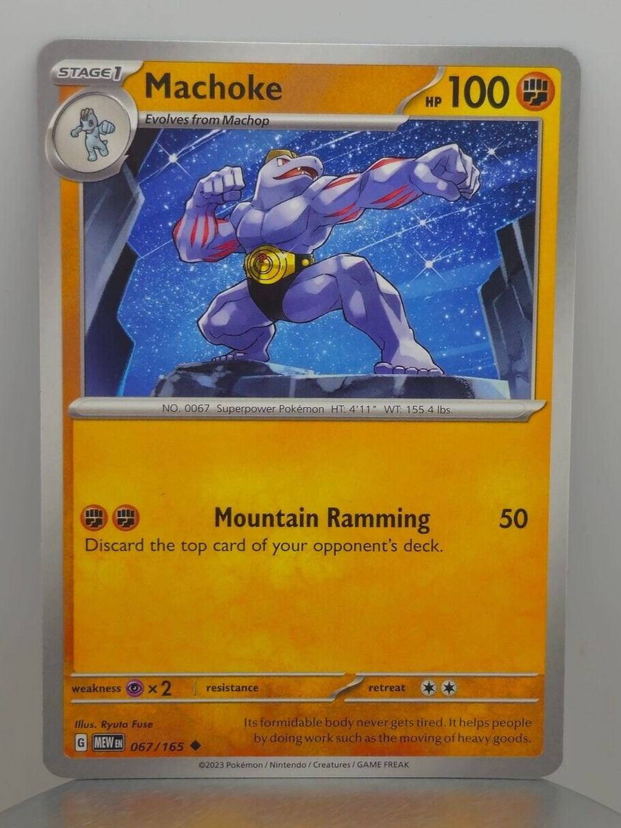 Machoke - SV: Scarlet & Violet 151 - 67/165 - MEW - Pokemon | eBay